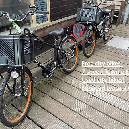 Houseboat Apartment With Water Terrace, Free Parking, Free Bikes & Fast Wifi Amsterdam Luaran gambar