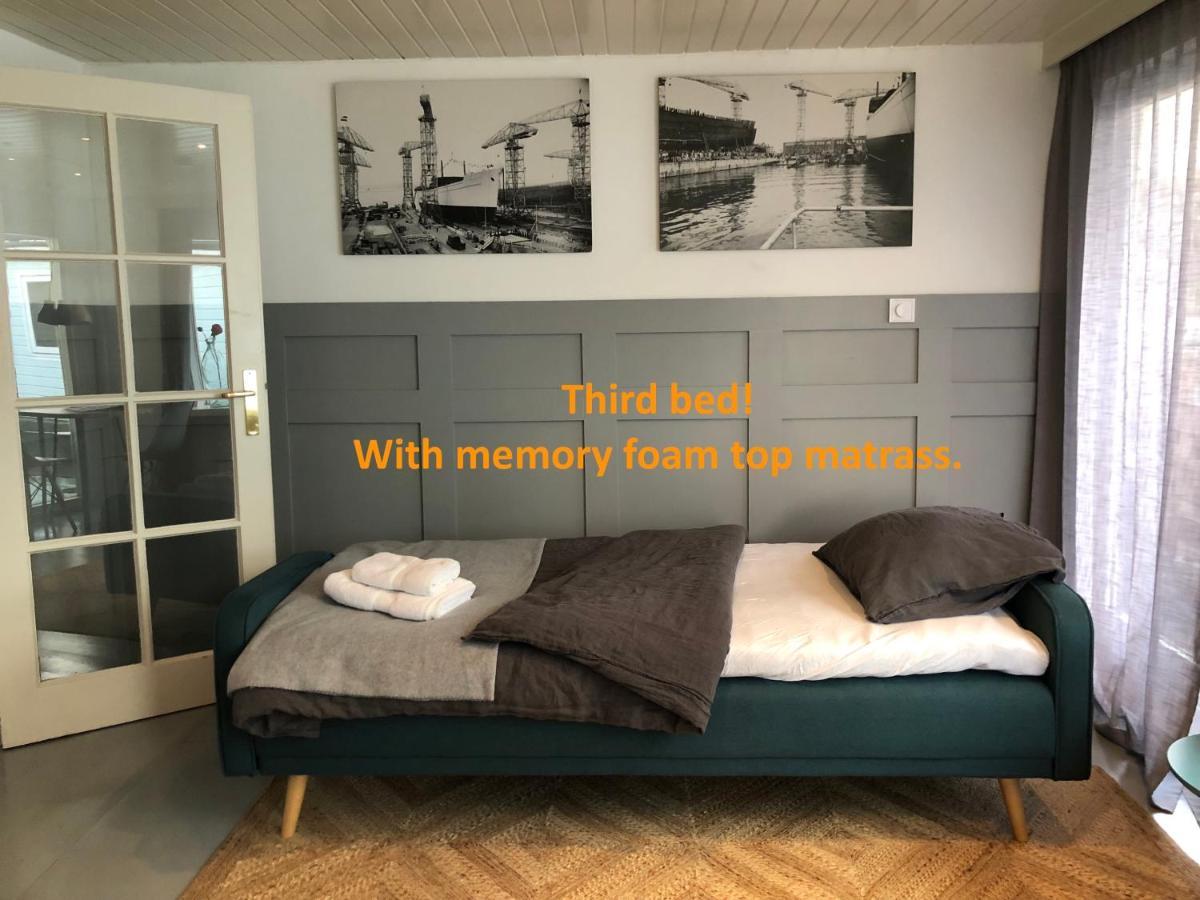 Houseboat Apartment With Water Terrace, Free Parking, Free Bikes & Fast Wifi Amsterdam Luaran gambar